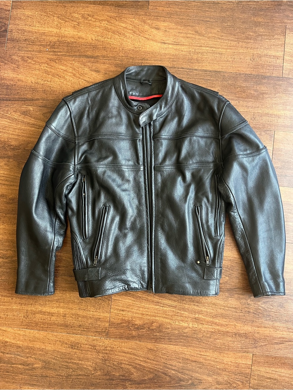 VTG 90s heavy duty armored motorcycle jacket, with ventilation system